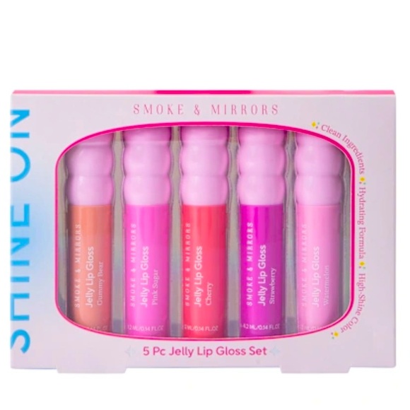 Jelly Lip Gloss Set - Pink and Orange Shades - Picture 1 of 3